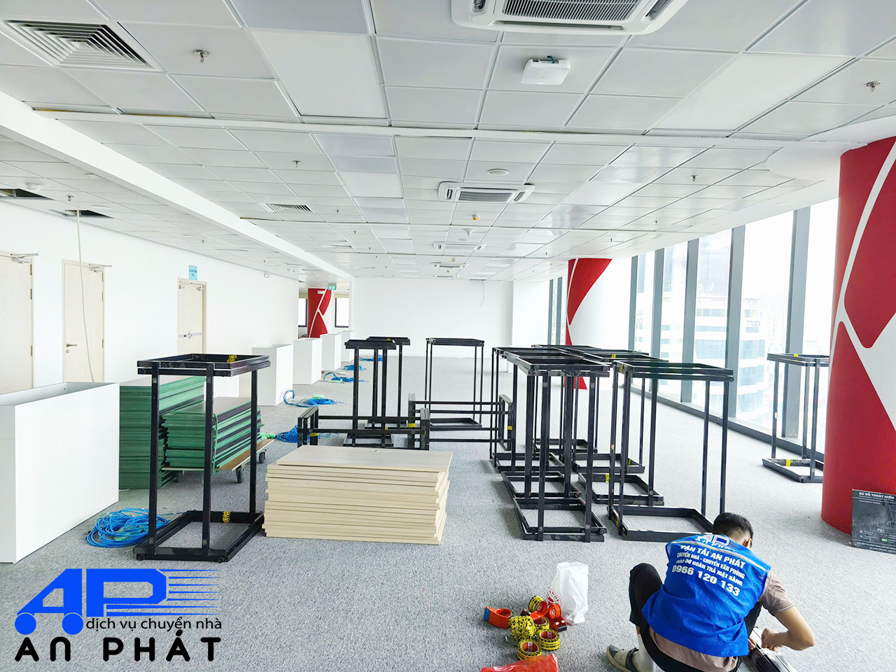 Lắp đặt lại nội thất văn phòng