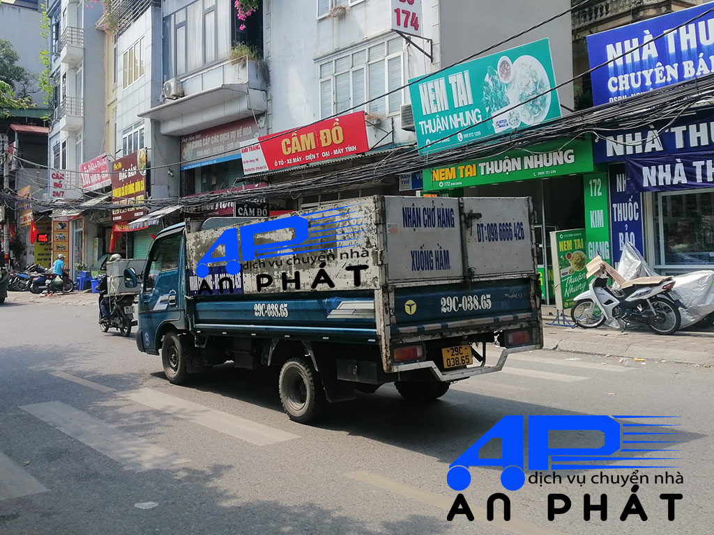 Cho thuê xe tải chở hàng quận Tây Hồ