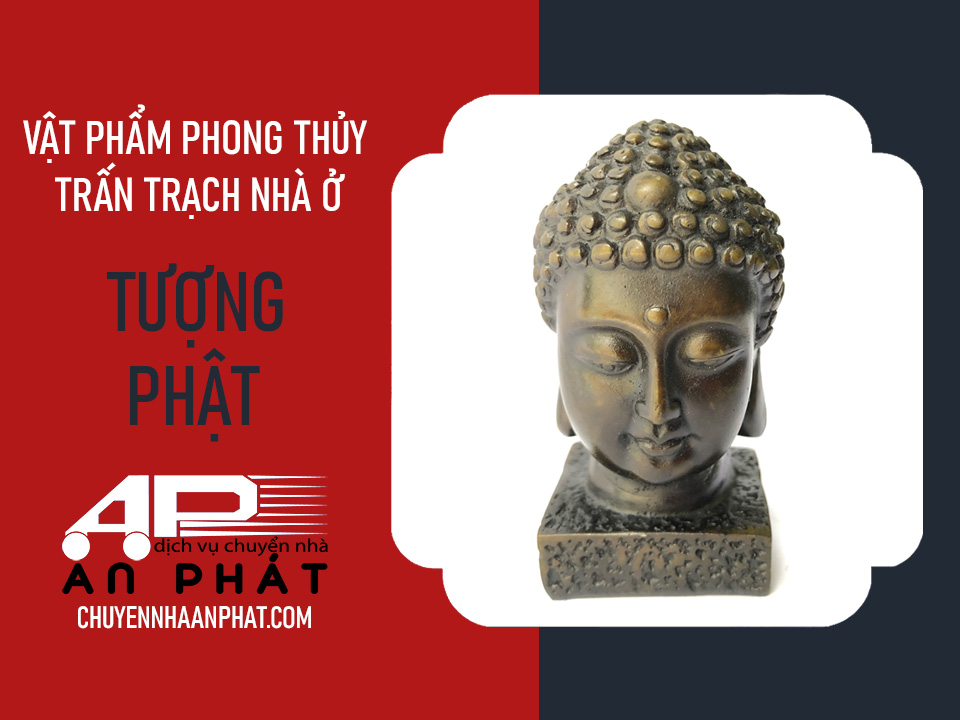 Vật phẩm phong thủy trấn trạch nhà ở Tượng Phật