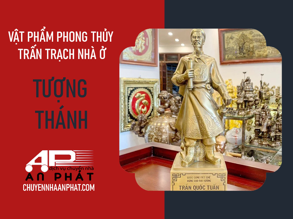 Sử dụng tượng đồng Trần Hưng Đạo để trấn trạch