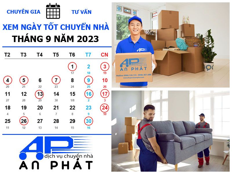 Xem ngày tốt chuyển nhà nhập trạch tháng 9 năm 2023