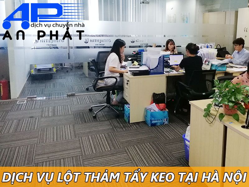 Dịch vụ lột thảm tẩy keo