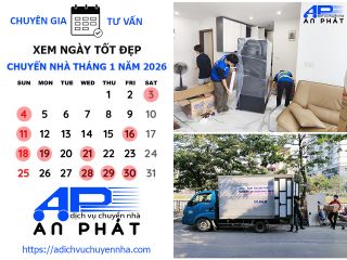 Xem ngày tốt chuyển nhà nhập trạch tháng 1 năm 2026 theo tuổi