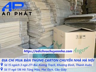 Địa chỉ mua bán thùng carton tại Hà Nội 